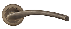 Ручка для дверей на розетці A-2005 матовий антична бронза
