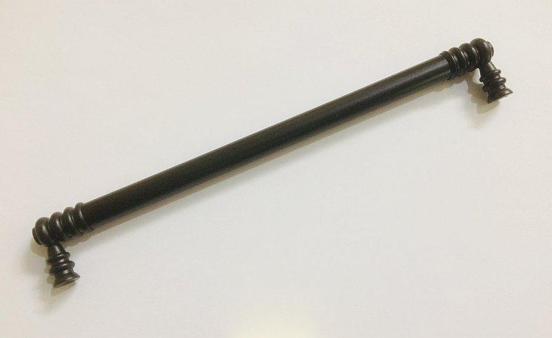 Ручка-скоба сучасна класика KB-880-224 Black, чорний матовий, 224 мм