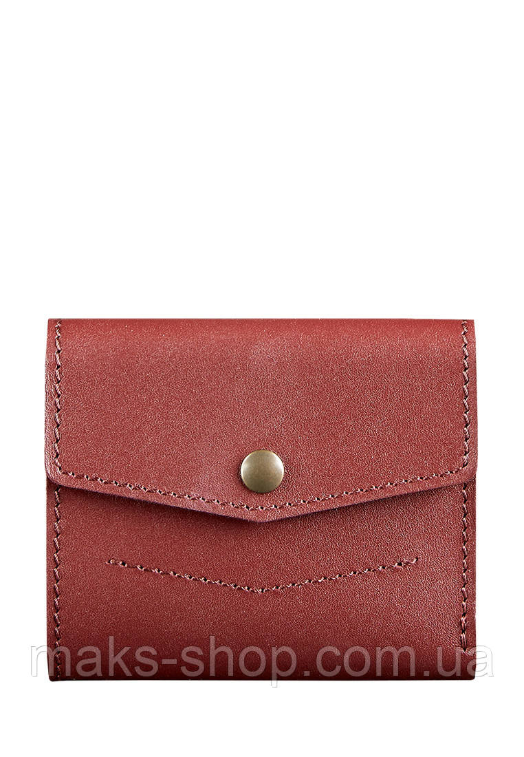 Жіночий шкіряний гаманець 2.1 виноград (КОЖА KRAST)