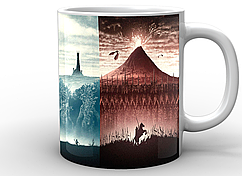 Кухоль Geek Land білий The Lord of the Rings Володар кілець всі частини LR.02.029