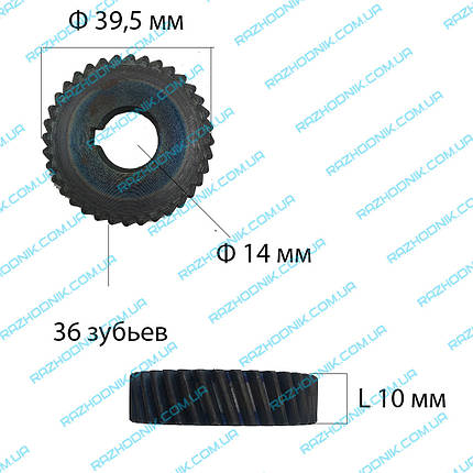 Шестірня дискової Пили (36з ліва) Універсальна, фото 2