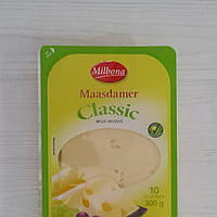 Твердый сыр нарезка Milbona Maasdamer Classic 300г (Германия)