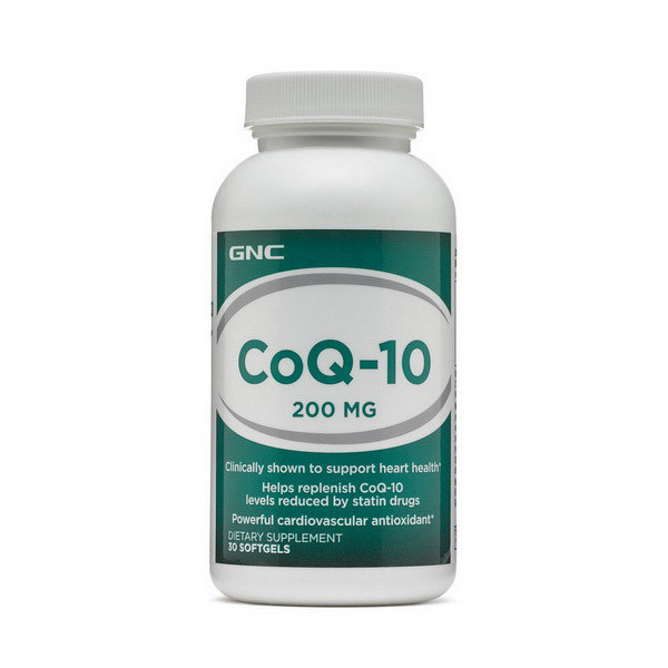 Коензим Q10 GNC CoQ-10 200 mg 30 softgels