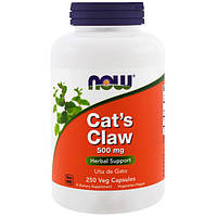 Підвищення імунітету (Котячий кіготь) NOW cat's Claw 500 mg 250 veg caps