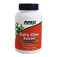 Повышение иммунитета (Кошачий коготь) NOW Cat`s Claw Extract 120 veg caps