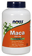 Мака перуанская NOW Maca 500 mg 250 veg caps