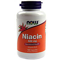 Ниацин NOW Niacin 500 mg 100 caps