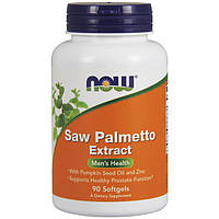 Зі Пальмето NOW Saw Palmetto Extract 90 softgels