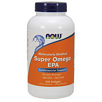Рыбий жир (омега 3) NOW Super Omega EPA 240 softgels
