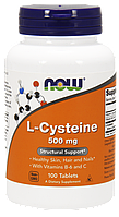 L-цистеїн NOW L-Cysteine 500 mg 100 tabs