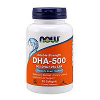 Концентрат рыбьего жира NOW DHA-500/250 EPA 90 softgels