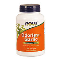 Екстракт часникової олії NOW Odorless Garlic 250 softgels