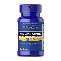 Мелатонін Puritan's Pride Melatonin 3 mg 120 tabs