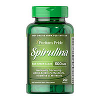 Спирулина Puritan's Pride Spirulina 500 mg 200 tablets