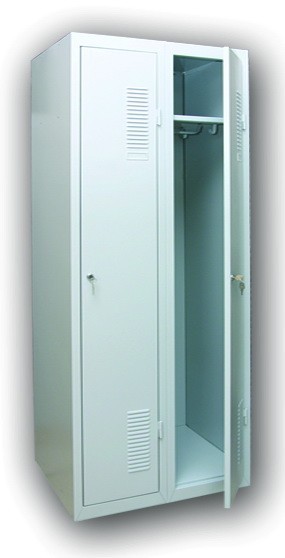Шкаф одежный ШОМ-300/2 (1800х600х500 мм. ) две секции, разобранный в упаковке - фото 3 - id-p1123698