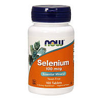 Селен NOW Selenium 100 mcg 100 tab