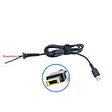 Кабель DC з роз'ємом 12,3*4,73 USB 1,2m для зарядного пристрою Lenovo 550 Om 45W 65W 90W, фото 2