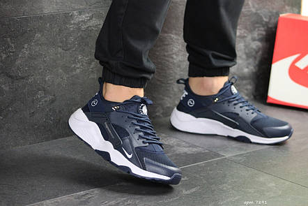 Чоловічі кросівки Nike Air Huarache Fragment Design,темно сині 44р, фото 2