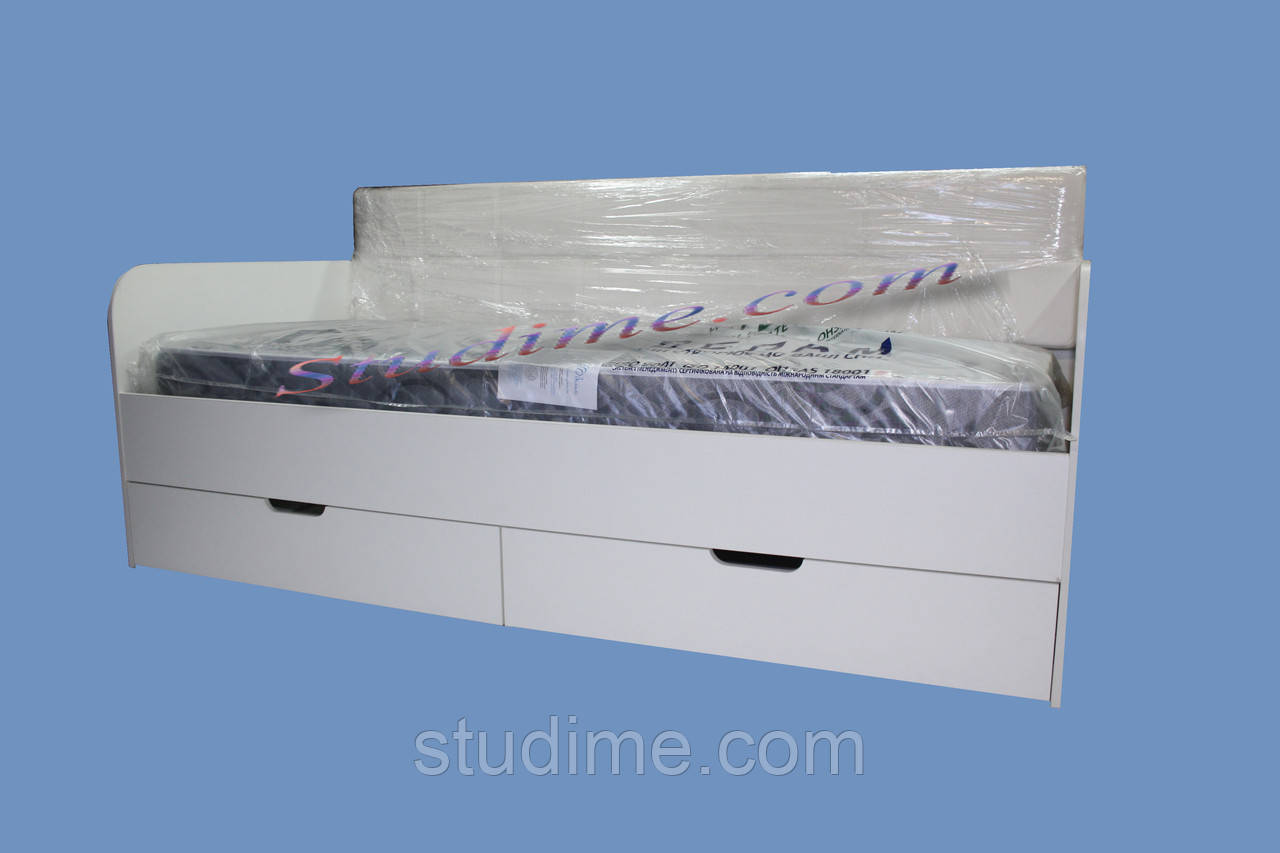 Дитяче ліжко з м'якою спинкою Релакс, 1600 х 800