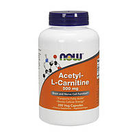 Ацетил Л-карнитин NOW Acetyl-L-Carnitine 500 200 veg caps