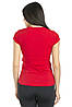 Спортивна футболка SW (40,42,44,46,48,50,52) жіноча футболка для фітнесу та спорту великі розміри ЧЕРВОНА, фото 3