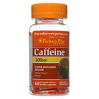 Енергетик Puritan's Pride Caffeine 200 mg 60 caps