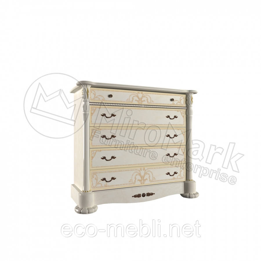 Комод 5Ш у спальню Роселла Радіка Беж Міромарк, фото 1