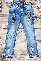 Джинсові капрі для дівчинки 128-164 см (опт) пр.Туреччина