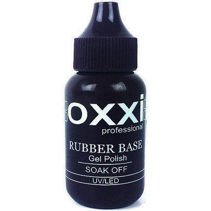 OXXI Ruber Base coat каучукова основа для гель лаку, 30 мл