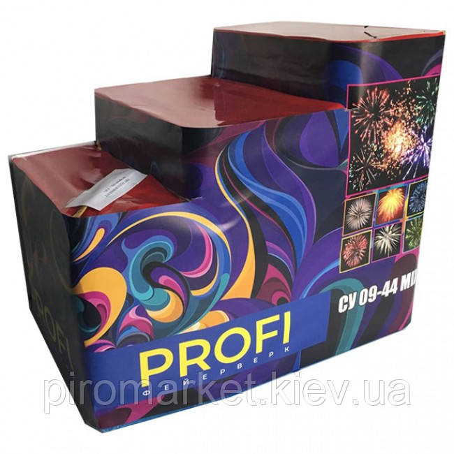 Салютна установка PROFI-STEP 51 залпів СУ 09-51 MIX (калібр 50-75-100 мм)