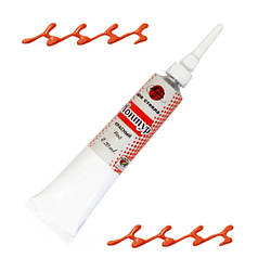 Контур для скла та кераміки, Червоний, 20 мл, Таир