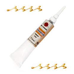 Контур для скла та кераміки, Золото, 20 мл, Таир