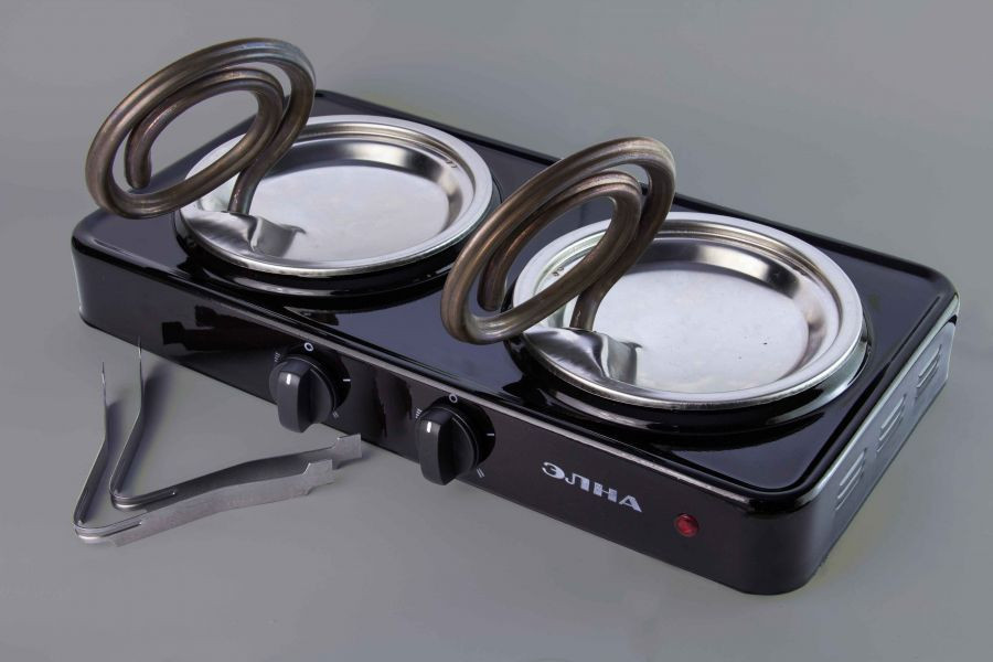 Електроплита "Елна" 200Н вузький тен 2 конфорки, фото 1