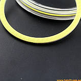 Ангельські очі COB LED 120 мм на фари БМВ ВАЗ Мазда Форд Шевроле Кіа Нісан Опель УАЗ Рено Шкода VW BMW Жовті, фото 5