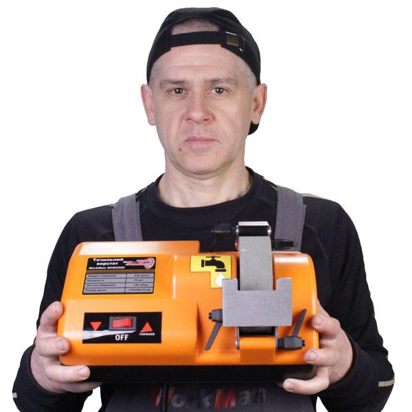 Електричний точильний верстат електроточилка для заточування ножів WorkMan SCM4500