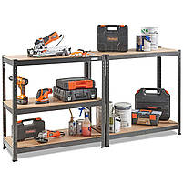 180х90х60 Стелаж 5 полиць МДФ/ДСП 175 кг/полку БДК-10 поличний фарбований чорний білий під замовлення, фото 3