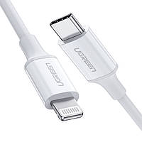 Кабель зарядный Ugreen MFi сертифицированный USB-C to Lightning 1М (10493)