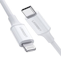 Кабель зарядний Ugreen MFi сертифікований USB-C to Lightning 1М (10493)