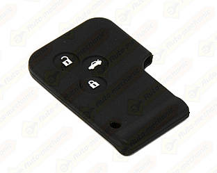 Силіконовий чохол на ключ-карту (чорний) на Renault Megane, Scenic