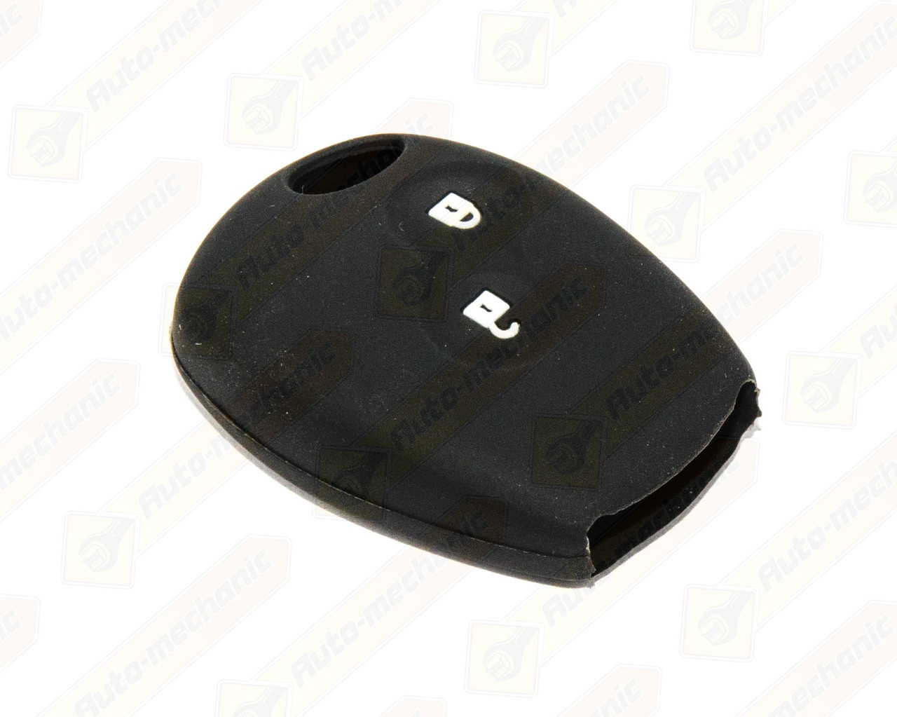 Силіконовий чохол на корпус ключа (чорний) на Renault Kangoo, Scenic, Megane, Twingo, Captur, Modus, фото 1