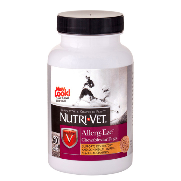 Вітамінна добавка Nutri-Vet Allerg-Eze для собак-алергіків, 60 таб