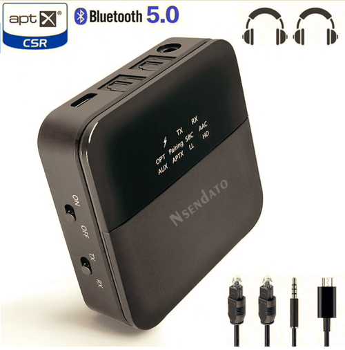 Бездротовий аудіопередавач/приймач 3,5 мм HD Bluetooth 5,0 для автомобіля