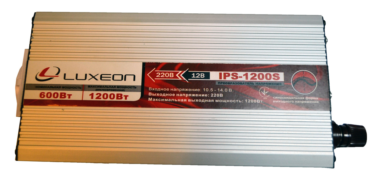 Инвертор Luxeon IPS-1200S 600Вт - фото 3 - id-p27208432