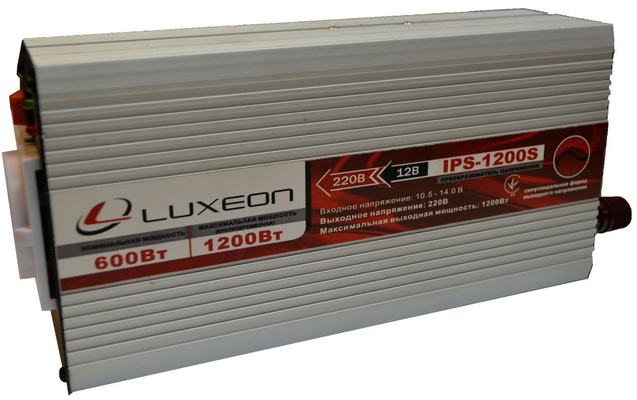 Инвертор Luxeon IPS-1200S 600Вт - фото 1 - id-p27208432