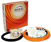 Тонкий кабель під плитку Woks-10, 450 Вт (48м) 3,0-5,6 м2