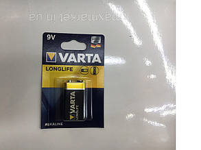 Батарейка крона Varta Long Life 6f22 9V Алкалінова