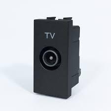 Розетка TV N2150.7 AN антрацит 1 мод Zenit ABB NIESSEN