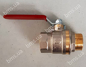 Кран повітряний 1" AG/IG (на трасу) Putzmeister М740/4 Original червоний