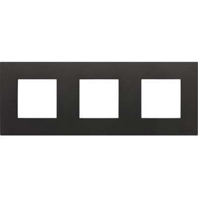 Рамка 3 постова антраціт N2273 Zenit ABB NIESSEN