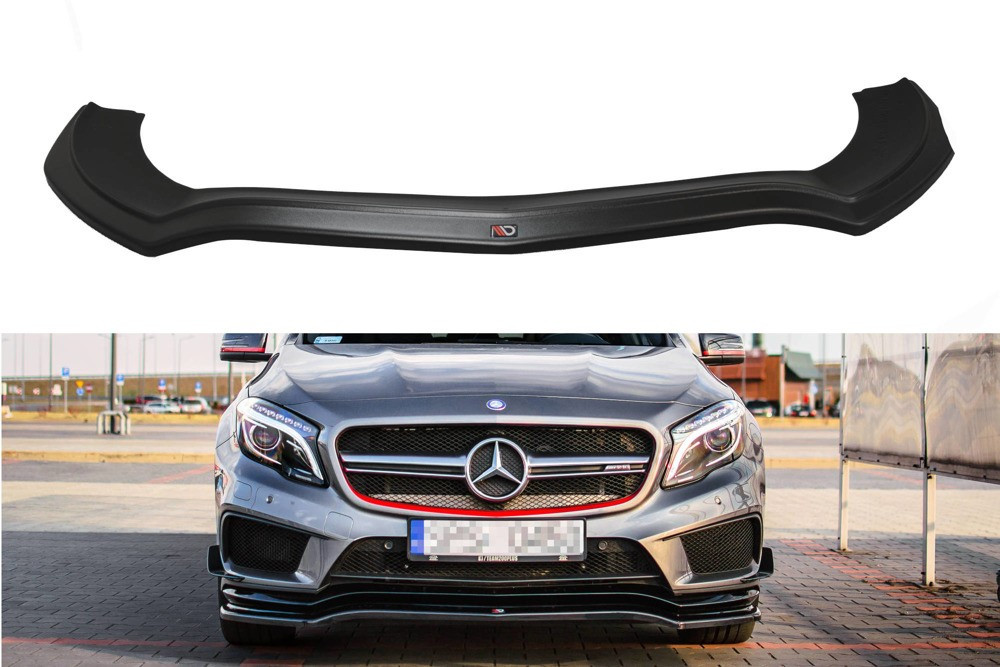 Спліттер Mercedes GLA X156 AMG (13-17) елерон тюнінг переднього бампера